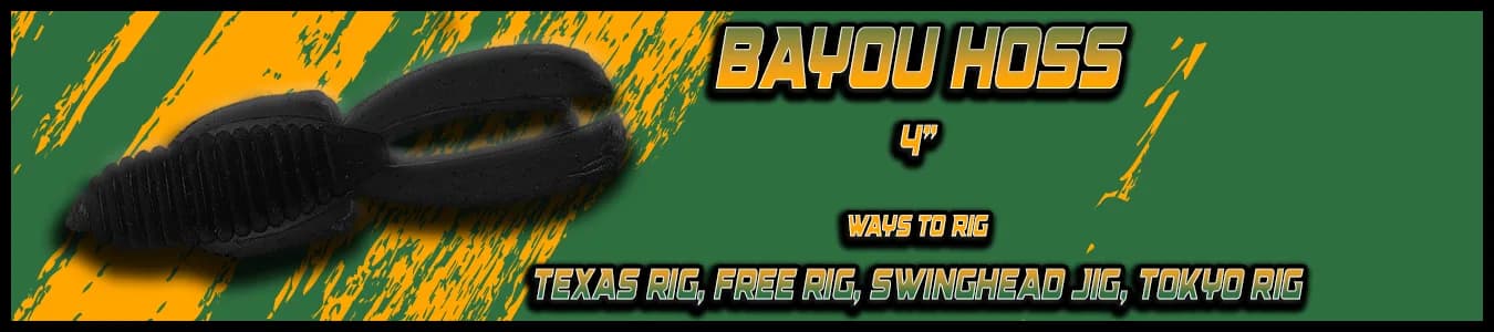 Big Bag Bass Club — Bayou Hoss lure packaging
