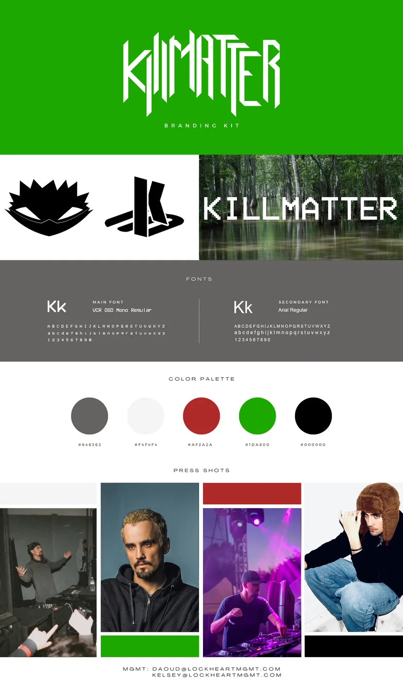 KILLMATTER — Branding kit