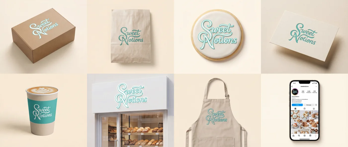 Sweet Notions — Branding kit II