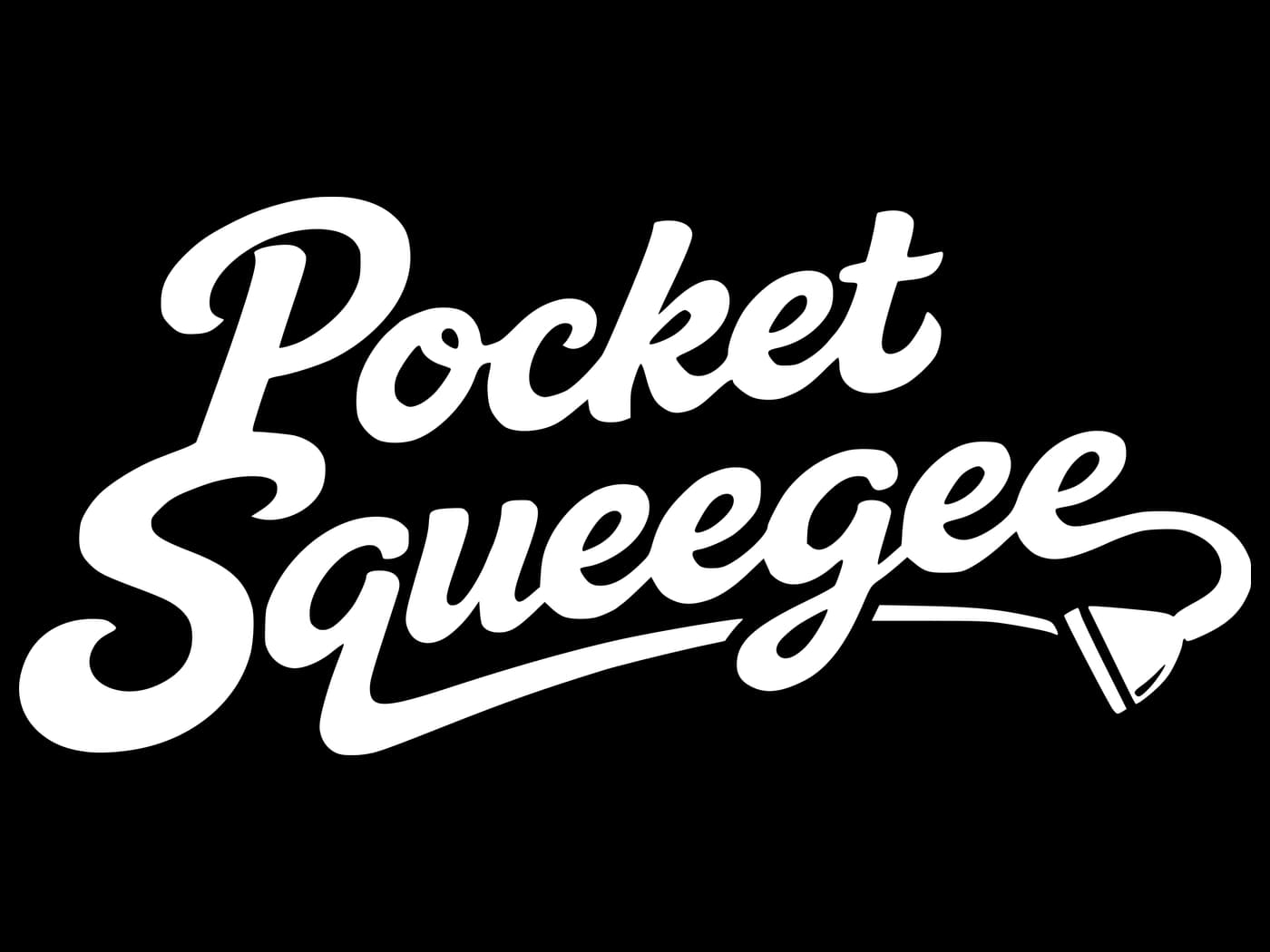 Pocket Squeegee — brand designed by Bourvic Studio