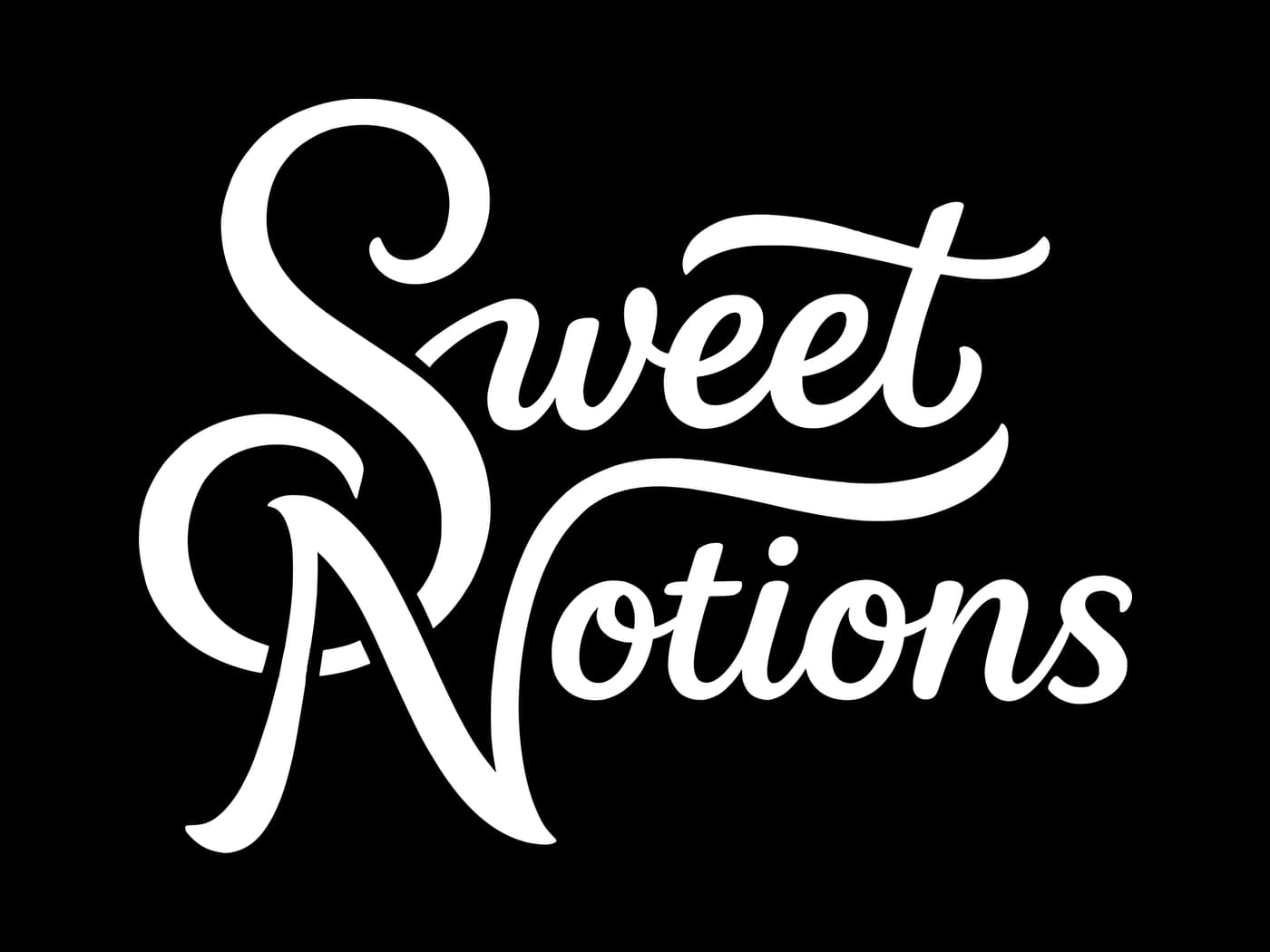Sweet Notions — brand designed by Bourvic Studio